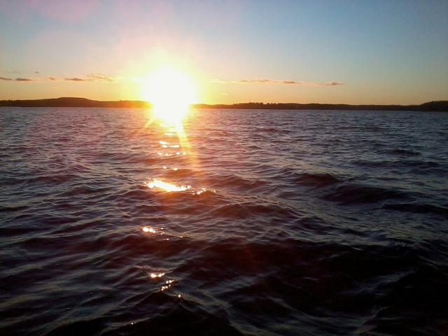 Sunset at Lake Paloselkä