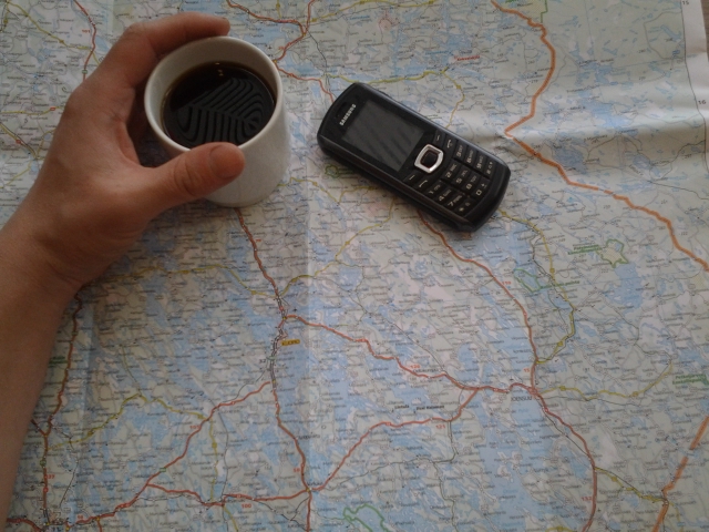 on my way to Sami's place