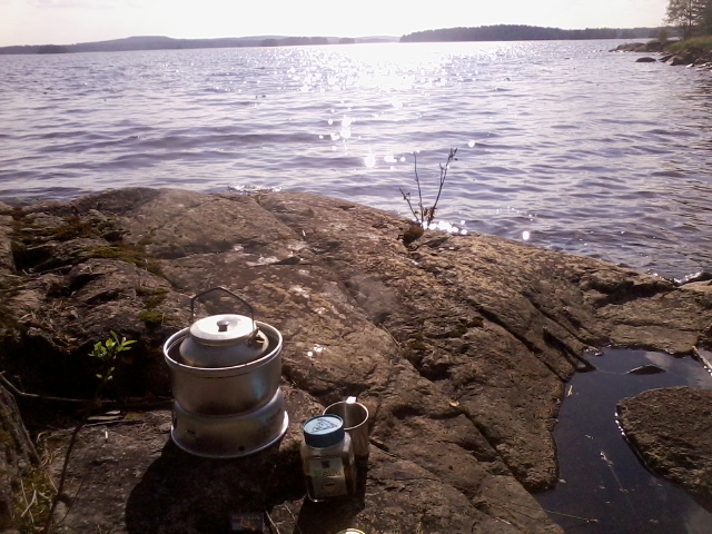 cooking coffee