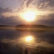 late evening fishing at lake Paloselkä