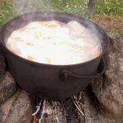 russian kvass in the making