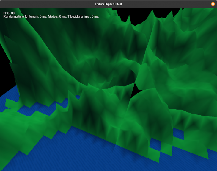 Still got some problems with the seams of the terrain chunks.
